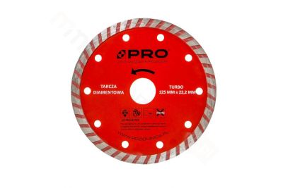Tarcza diamentowa turbo 230x22.2mm PRO [3-01-10-WT-112]