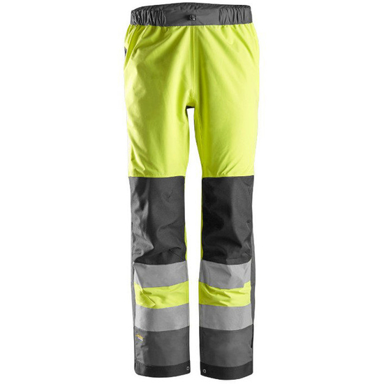 Zdjęcie 1 - 6530 Spodnie Przeciwdeszczowe Odblaskowe Shell, EN 20471/2 (kolor żółty odblaskowy) Snickers Workwear