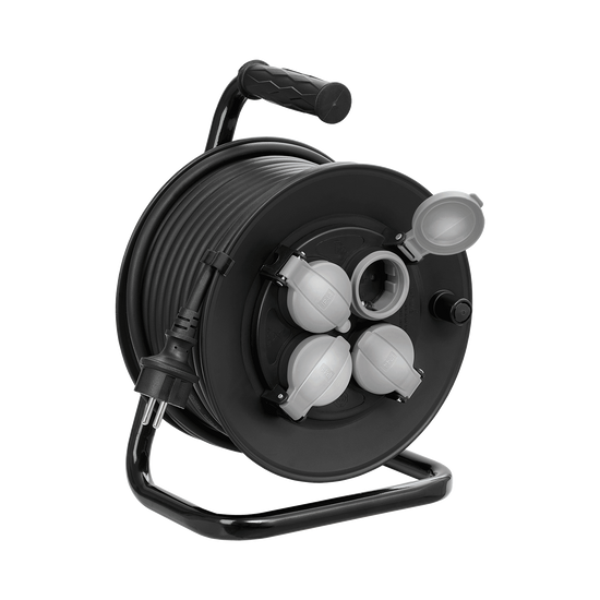 Zdjęcie 5 - Przedłużacz bębnowy Lena Lighting 612404 IP44 25m H07RN-F 3x2,5mm