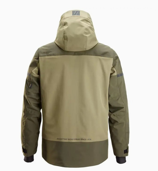 Zdjęcie 2 - 1112 Kurtka przeciwdeszczowa, ocieplana AllroundWork Snickers Workwear Kolor: Khaki Green