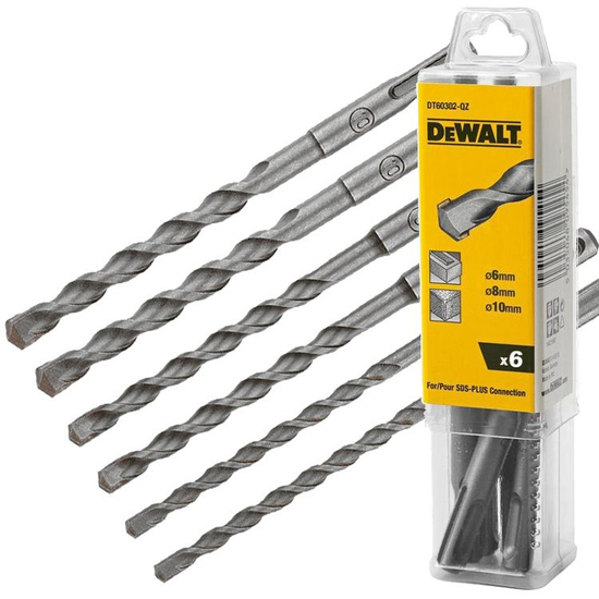 Zdjęcie 1 - ZESTAW 6 WIERTEŁ SDS-PLUS DEWALT DT60302