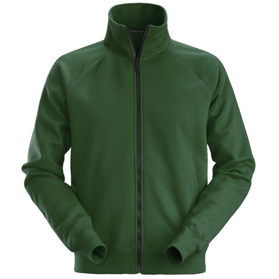 Zdjęcie 1 - 2886 Bluza, długi zamek Snickers Workwear zielona