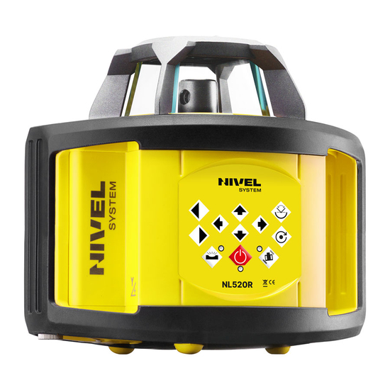 Zdjęcie 6 - Rotacyjny niwelator laserowy Nivel System NL520R DIGITAL z wiązką czerwoną