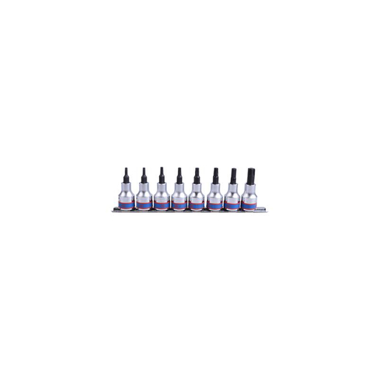 Zdjęcie 1 - ZESTAW NASADEK TORX 3/8" 8cz. T15 - T50, SZYNA, 3118PR King Tony