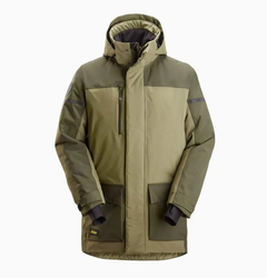 Nawigacja zdjęcie 1 - 1801 Parka przeciwdeszczowa, ocieplana AllroundWork Snickers Workwear Kolor: Khaki Green