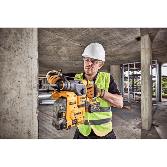 Zdjęcie 2 - Młotowiertarka akumulatorowa DeWalt DCH335X2 SDS-Plus 3.5J 54V XR Flexvolt 2x9Ah