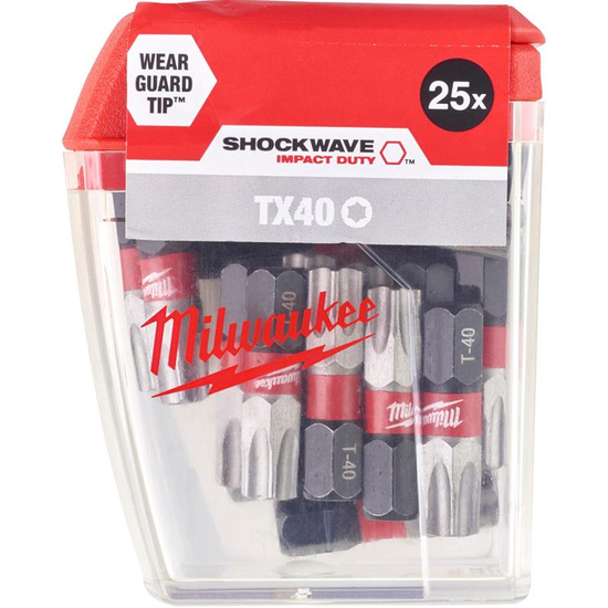 Zdjęcie 1 - Bit ShockwaveCD TX40 25mm-25szt. 4932430889 Milwaukee