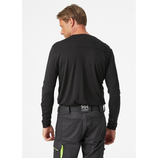Zdjęcie 4 - Koszulka termoaktywna Helly Hansen 75117_990 Lifa Active kolor czarny