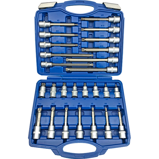Zdjęcie 1 - Zestaw 26szt. nasadek typu „Spline” ½” GTOOLS GT-5026