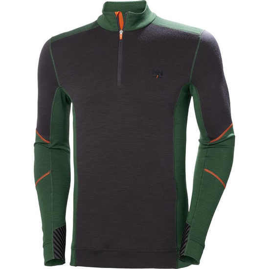 Zdjęcie 1 - Koszulka termoaktywna Helly Hansen 75107_469 HH LIFA Merino kolor zielony