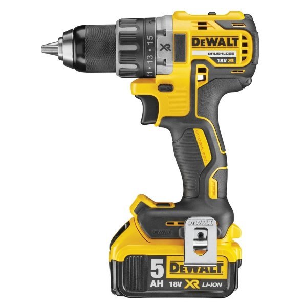 Zdjęcie 5 - Zestaw narzędzi akumulatorowych DeWalt DCK2020P2T Wiertarko-wkrętarka DCD791 + Szlifierka DCG405 18V XR 2x5Ah