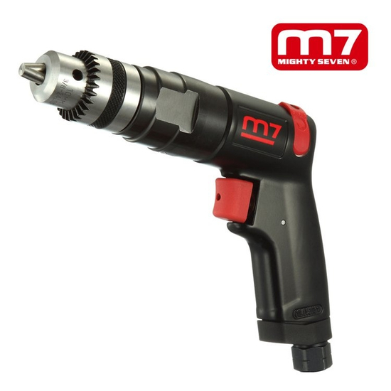 Zdjęcie 2 - Wiertarka pneumatyczna pistoletowa dwukierunkowa 2200 obr./min. Mighty Seven QE-533