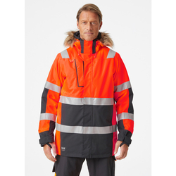 Nawigacja zdjęcie 3 - Kurtka zimowa odblaskowa Helly Hansen 71393_269 Parka Alna 2.0 kolor pomarańczowy