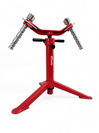 Zdjęcie 1 - Stojak rolkowy pod rury, podpórka do rowkarek GTOOLS SPECIAL 1-12" reg. 52-88cm