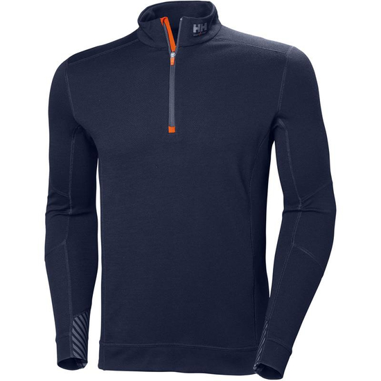 Zdjęcie 1 - Koszulka termoaktywna Helly Hansen 75107_590 HH LIFA Merino kolor granatowy