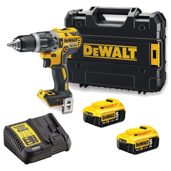 Nawigacja zdjęcie 1 - Wiertarko-wkrętarka udarowa akumulatorowa DeWalt DCD796P2 70Nm 18V XR 2x5Ah