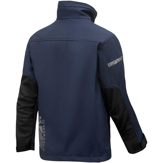 Zdjęcie 2 - 1200 Kurtka Soft Shell AllroundWork kolor granat-czarny Snickers Workwear