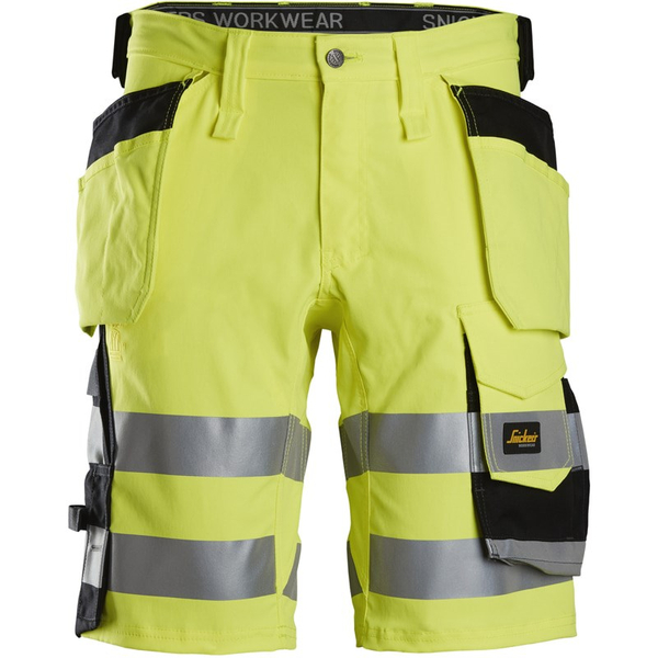 Zdjęcie 1 - Spodnie Krótkie Odblaskowe Stretch z workami kieszeniowymi, EN20471/1 Snickers Workwear 61356604