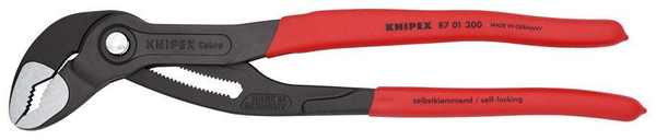 Zdjęcie 2 - KNIPEX Cobra 87 01 300 Szczypce nastawne do rur nowej generacji