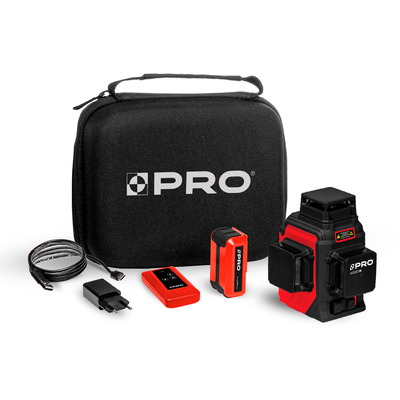 Laser wieloliniowy 3x360° wiązka zielona PRO AQ3DG PRO-L1208 [3-01-06-L1-207]