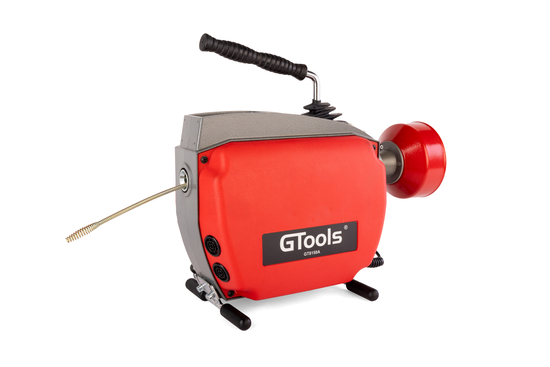 Zdjęcie 4 - Przepychacz do rur kanalizacji G-TOOLS GT8150A 16mm/22mm z adapterem 8mm + przepychacz ręczny GT8010A