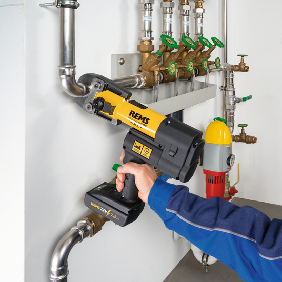 Zdjęcie 4 - REMS zaciskarka prasa Akku-Press 22V ACC Basic-Pack 576011 L-BOXX + TH16, TH20, TH25