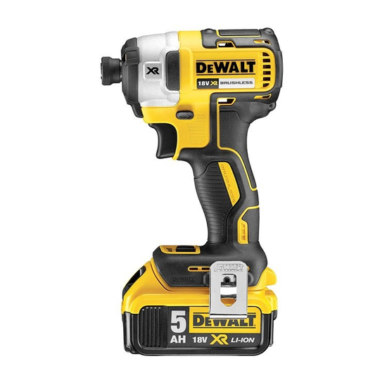 Zdjęcie 4 - Zakrętarka udarowa akumulatorowa DeWalt DCF887P2 ¼” 205Nm 18V XR 2x5Ah