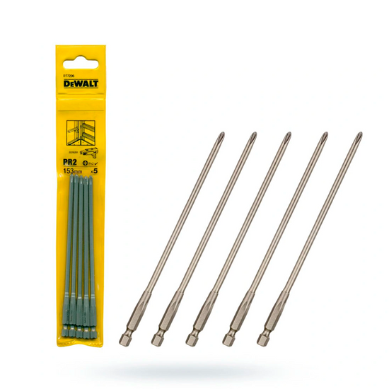 Zdjęcie 2 - ZESTAW BITÓW PR2 PH2 5szt DEWALT DT7206 