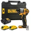 Zdjęcie 1 - Zakrętarka udarowa akumulatorowa DeWalt DCF840D2T ¼” 192Nm 18V XR 2x2Ah