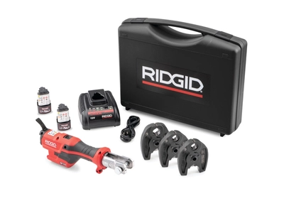 Zaciskarka Ridgid RP 115 micro-Press szczęki U16-20-25 dwa akumulatory 2.5 Ah ładowarka