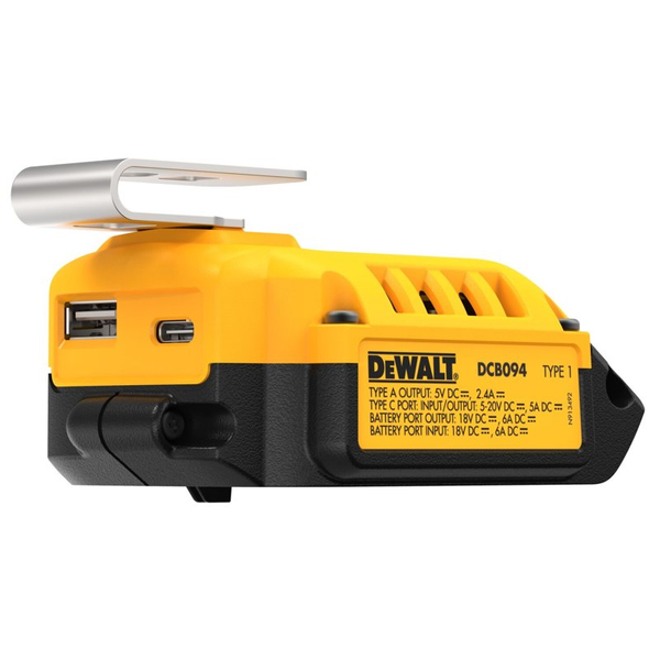 Zdjęcie 5 - Adapter/Zestaw do ładowania 5A DeWalt DCB094K