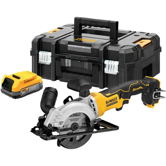 Zdjęcie 1 - Pilarka tarczowa akumulatorowa DeWalt DCS571E1T 115mm 18V XR Powerstack 1x1.7Ah