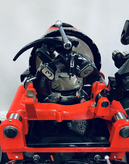 Zdjęcie 9 - SUPER PROMO Gwintownica / gwinciarka do rur 3 '' Gtools GTronic 3 na wózku  + Rowkarka COMBO 1-6"