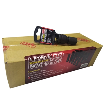 Zestaw Nasadek ½” 15 szt. karton MB43015M1 Mighty Seven M7
