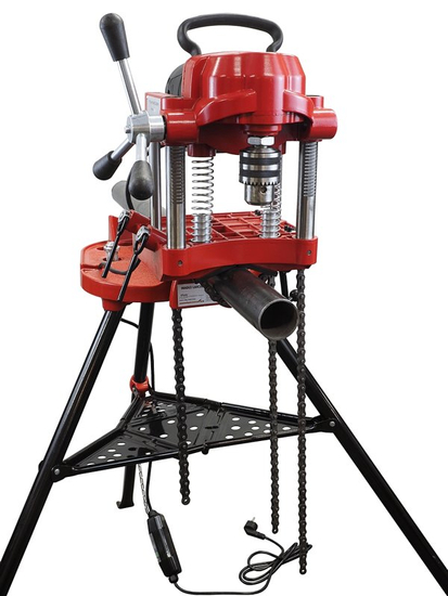 Zdjęcie 7 - Wiertarka do rur GTools GT7150JK 6” + Otwornice 24,38,46,108mm