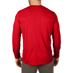 Nawigacja zdjęcie 2 - WWLSRD-XXL Lekka koszulka robocza z długim rękawem - czerwona Milwaukee 4932493087