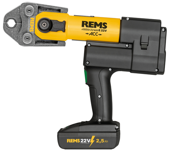 Zdjęcie 2 - REMS Akku-Press 22 V ACC akumulatorowa prasa promieniowa zaciskarka do rur pex, cu , inox