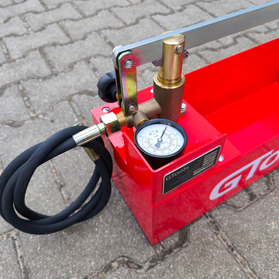 Zdjęcie 16 - G-PUMP Ręczna pompa testująca kontrolna do prób ciśnieniowych 60 bar + Zgrzewarka do rur 20-63