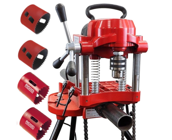 Zdjęcie 1 - Wiertarka do rur GTools GT7150JK 6” + Otwornice 24,38,46,108mm