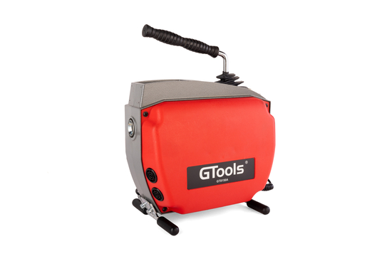 Zdjęcie 6 - Przepychacz do rur kanalizacji  G-TOOLS 150A 16mm/22mm z adapterem 8mm + Głowica do do cięcia korzeni 