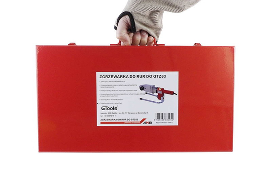 Zdjęcie 15 - Zgrzewarka do rur GTOOLS IRON 20-63 + Obcinak do rur z PP, PE i innych tworzyw sztucznych