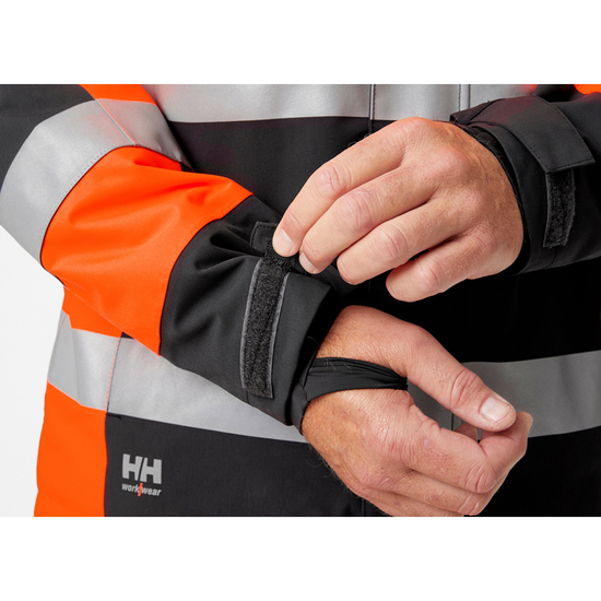Zdjęcie 7 - Kurtka zimowa odblaskowa Helly Hansen 71392_269 Parka Alna 2.0 kolor pomarańczowy