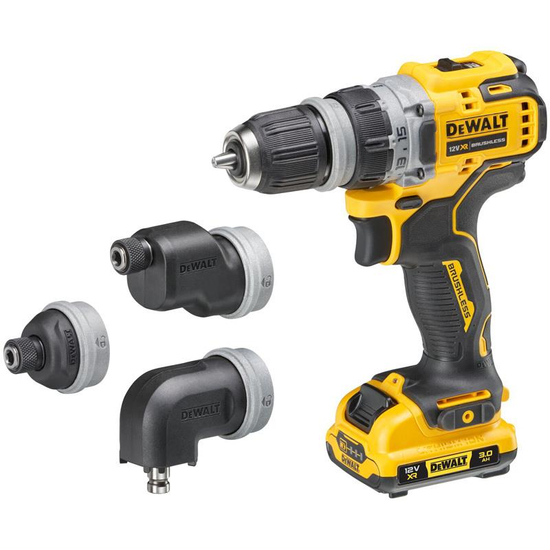 Zdjęcie 5 - Wiertarko-wkrętarka akumulatorowa DeWalt DCD703L2T 57Nm 12V XR 2x3Ah