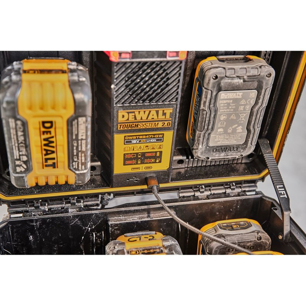 Zdjęcie 11 - Ładowarka w walizce TOUGHSYSTEM 12x5Ah DeWalt DWST83471P12