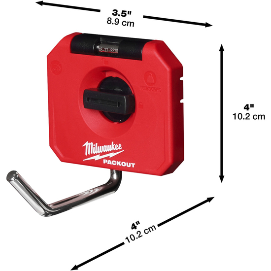 Zdjęcie 4 - Pojedynczy hak narzędziowy prosty PACKOUT™ - mały Milwaukee 4932493383