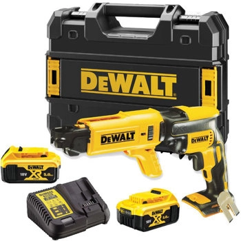 Wkrętarka do płyt k-g akumulatorowa DeWalt DCF620P2K 18V XR 2x5Ah + bity + wkręty 2000szt