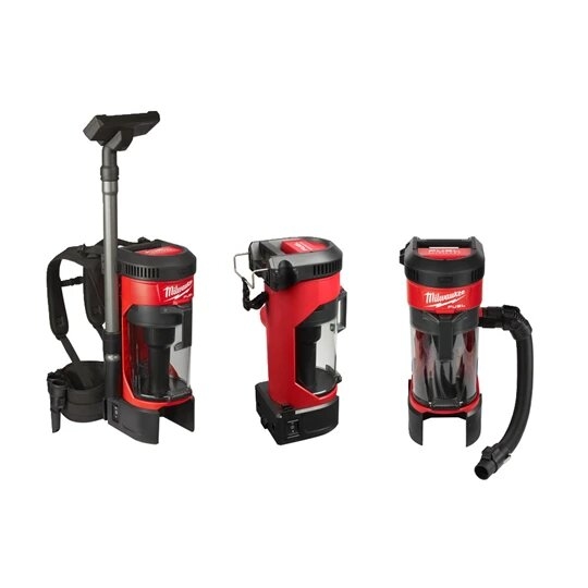 Zdjęcie 2 - Odkurzacz plecakowy akumulatorowy Milwaukee M18 FBPV-0 3.8L 18V 4933464483