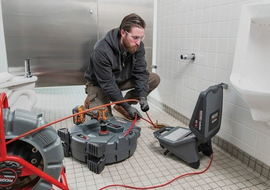 Zdjęcie 7 - Maszyna do dokładnego czyszczenia odpływów K9-204+ FlexShaft RIDGID + Przewód DeadCore