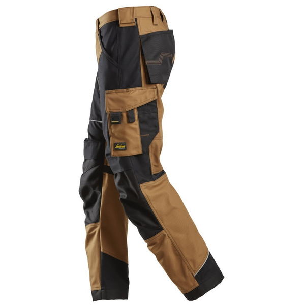 Zdjęcie 3 - 6314 Spodnie RuffWork Canvas+ Snickers Workwear brązowe