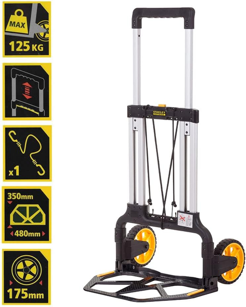 Zdjęcie 2 - Składany wózek transportowy 125kg Stanley FXWT-706